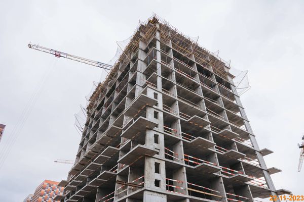 Ход строительства ЖК «Большая Академическая 85» за Ноябрь 2023 г., фото №2