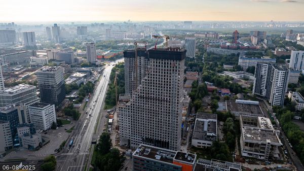 Ход строительства ЖК «Обручева 30» за Август 2025 г., фото №3