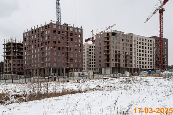 Ход строительства ЖК «Середневский лес» за Март 2025 г., фото №2