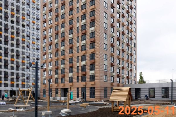 Ход строительства ЖК «Амурский парк» за Май 2025 г., фото №4