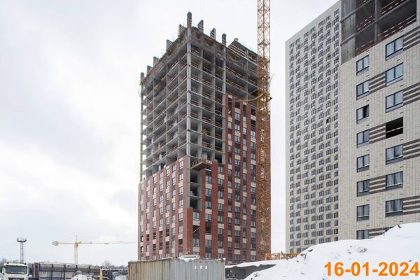 Ход строительства ЖК «Кавказский бульвар 51» за Январь 2024 г., фото №3