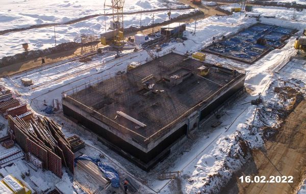 Ход строительства ЖК «Зелёный парк» за Февраль 2022 г., фото №3