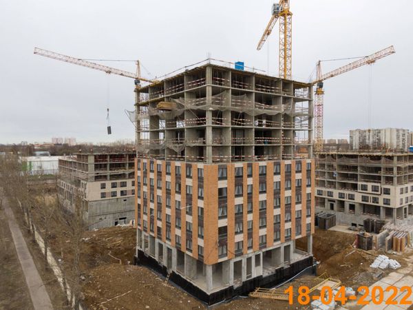 Ход строительства ЖК «Кавказский бульвар 51» за Апрель 2022 г., фото №5