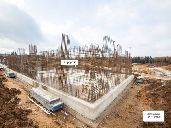 Ход строительства ЖК «Квартал Марьино» за Ноябрь 2023 г., фото №3