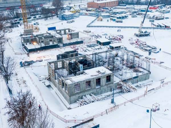Ход строительства ЖК «Большая Академическая 85» за Январь 2021 г., фото №3