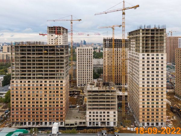 Ход строительства ЖК «Кронштадтский 9» за Сентябрь 2022 г., фото №2