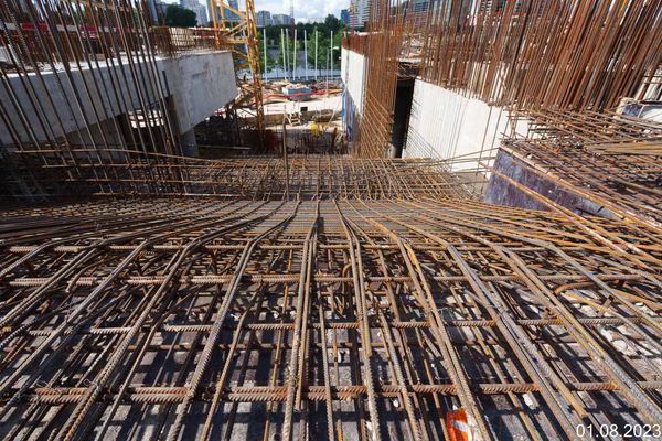Ход строительства ЖК «Бадаевский» за Август 2023 г., фото №3