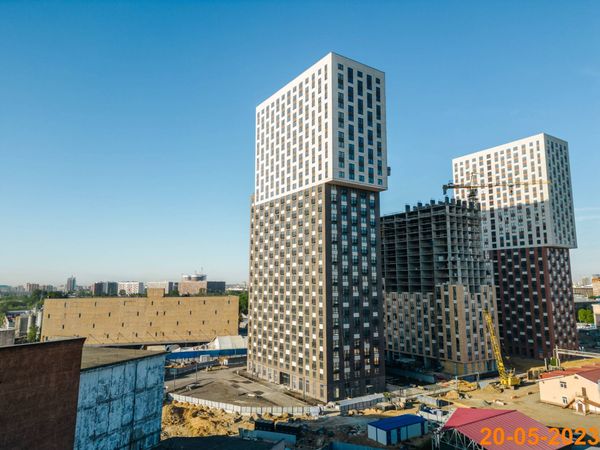Ход строительства ЖК «Руставели 14» за Май 2023 г., фото №5