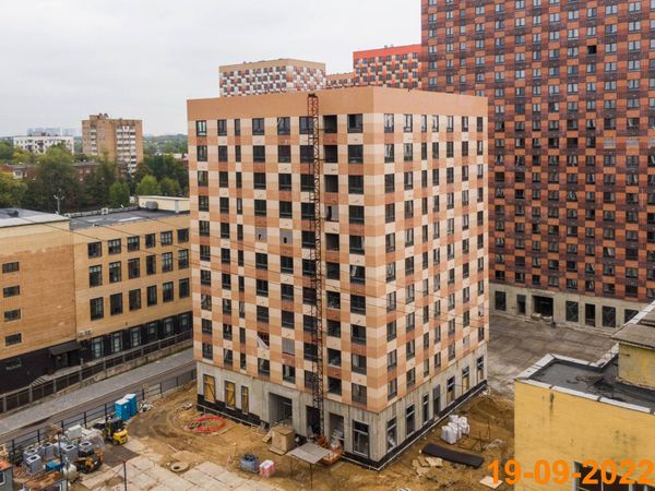 Ход строительства ЖК «Большая Академическая 85» за Сентябрь 2022 г., фото №5