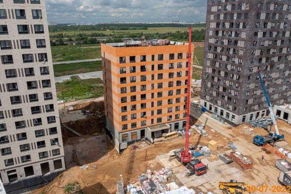 Ход строительства ЖК «Никольские луга» за Июль 2022 г., фото №3
