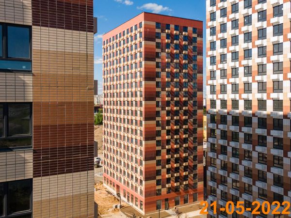 Ход строительства ЖК «Большая Академическая 85» за Май 2022 г., фото №5
