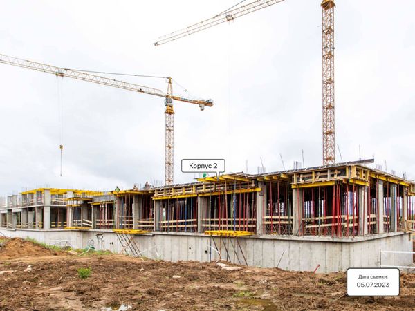 Ход строительства ЖК «Квартал Западный» за Июль 2023 г., фото №2