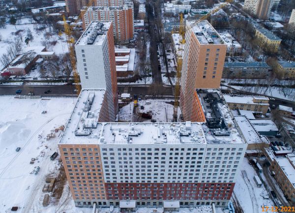 Ход строительства ЖК «Кольская 8» за Декабрь 2021 г., фото №4