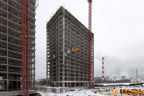 Ход строительства ЖК «2-й Иртышский» за Декабрь 2024 г., фото №2