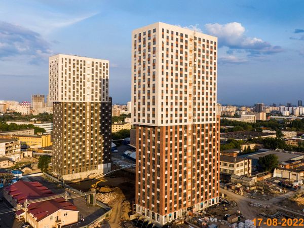 Ход строительства ЖК «Руставели 14» за Август 2022 г., фото №3