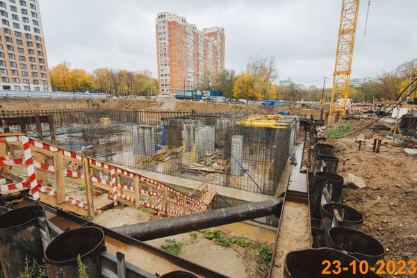 Ход строительства ЖК «Кутузовский квартал» за Октябрь 2023 г., фото №2