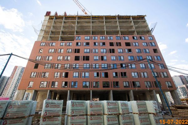 Ход строительства ЖК «Митинский лес» за Июль 2022 г., фото №2