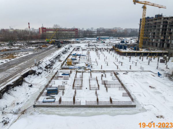 Ход строительства ЖК «Алтуфьевское 53» за Январь 2023 г., фото №5