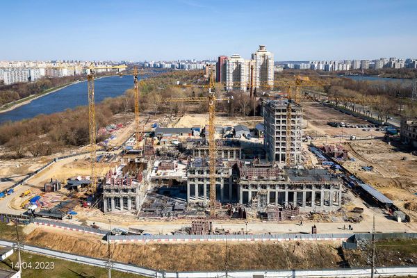 Ход строительства ЖК «Вейв» за Апрель 2023 г., фото №3