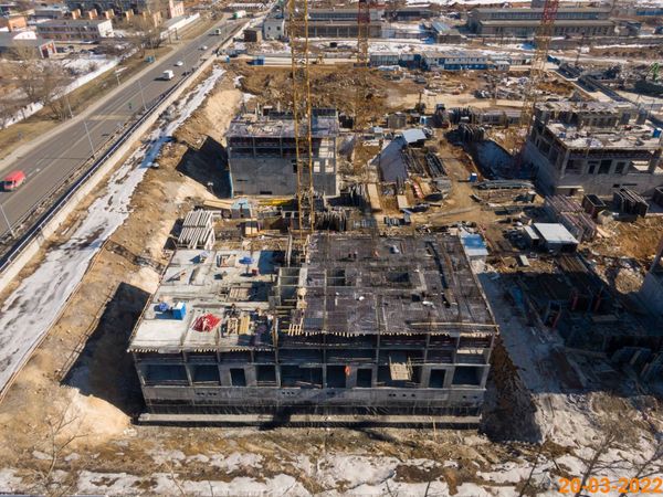 Ход строительства ЖК «Кавказский бульвар 51» за Март 2022 г., фото №3