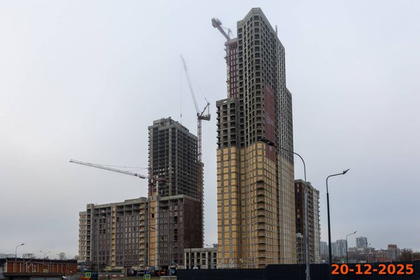 Ход строительства ЖК «Москворечье» за Декабрь 2025 г., фото №3