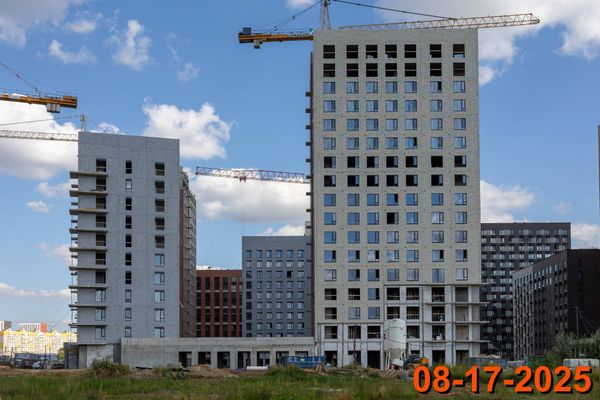 Ход строительства ЖК «Никольские луга» за Август 2025 г., фото №3