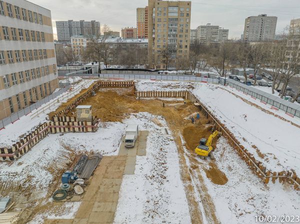 Ход строительства ЖК «Петровский парк II» за Февраль 2023 г., фото №3
