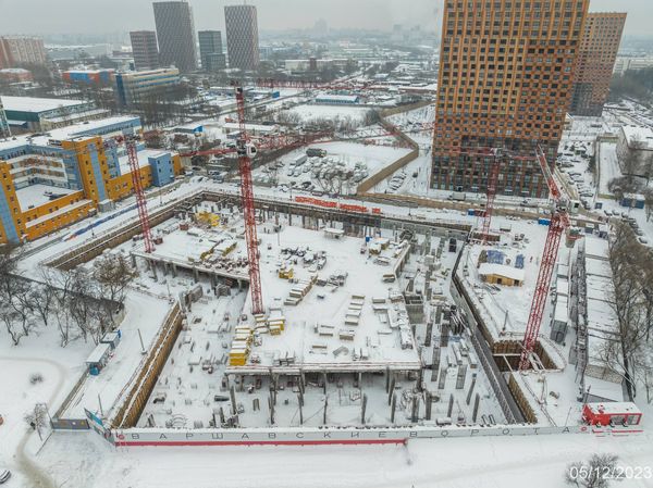 Ход строительства ЖК «Варшавские ворота» за Декабрь 2023 г., фото №4