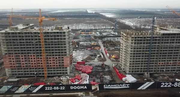 Ход строительства ЖК «Самолёт» за Январь 2021 г., фото №3