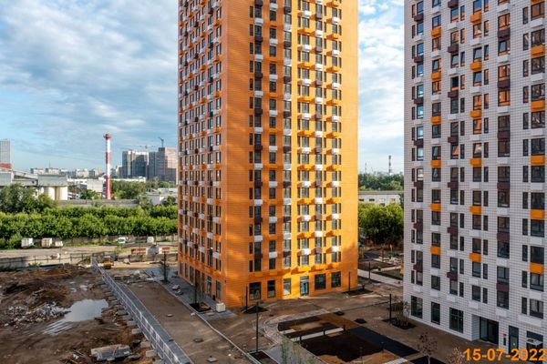 Ход строительства ЖК «Волжский парк» за Август 2022 г., фото №3