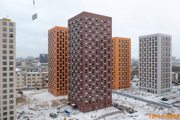 Ход строительства ЖК «Волжский парк» за Ноябрь 2022 г., фото №2