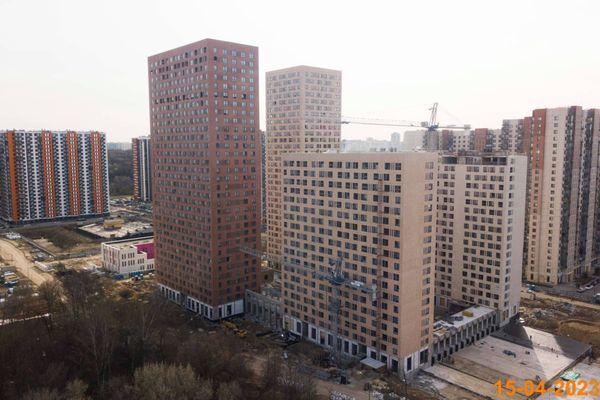Ход строительства ЖК «Митинский лес» за Апрель 2023 г., фото №5