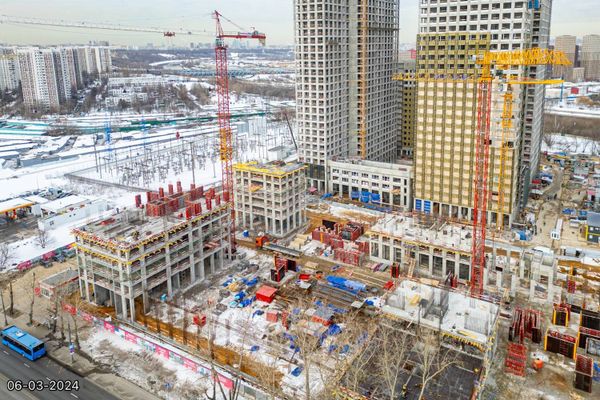 Ход строительства ЖК «Вейв» за Март 2024 г., фото №5