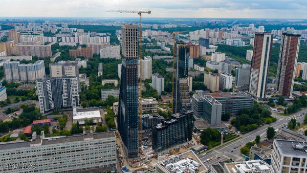 Ход строительства ЖК «Обручева 30» за Июль 2026 г., фото №3