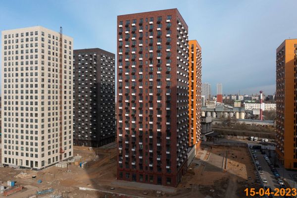 Ход строительства ЖК «Волжский парк» за Апрель 2023 г., фото №2