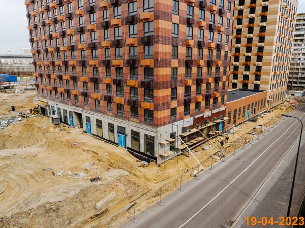 Ход строительства ЖК «Большая Академическая 85» за Апрель 2023 г., фото №2
