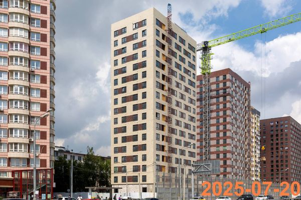 Ход строительства ЖК «Юнино» за Июль 2025 г., фото №4