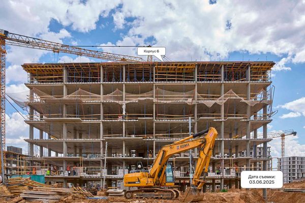 Ход строительства ЖК «Квартал Западный» за Июнь 2025 г., фото №5