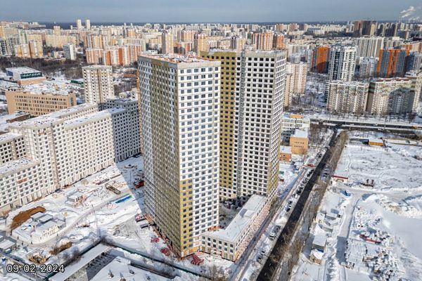 Ход строительства ЖК «Дмитровское небо» за Февраль 2024 г., фото №5