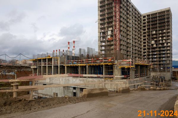 Ход строительства ЖК «Москворечье» за Ноябрь 2024 г., фото №2