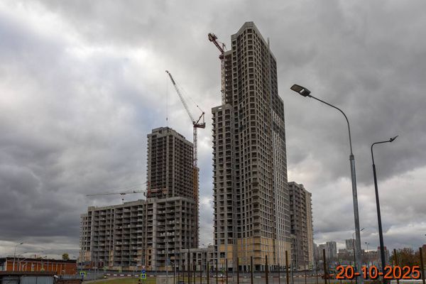 Ход строительства ЖК «Москворечье» за Октябрь 2025 г., фото №5