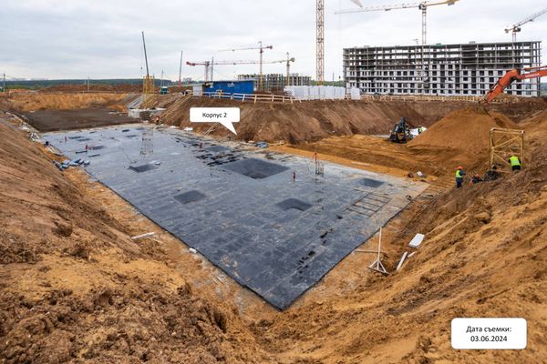 Ход строительства ЖК «Подольские Кварталы» за Июнь 2024 г., фото №3