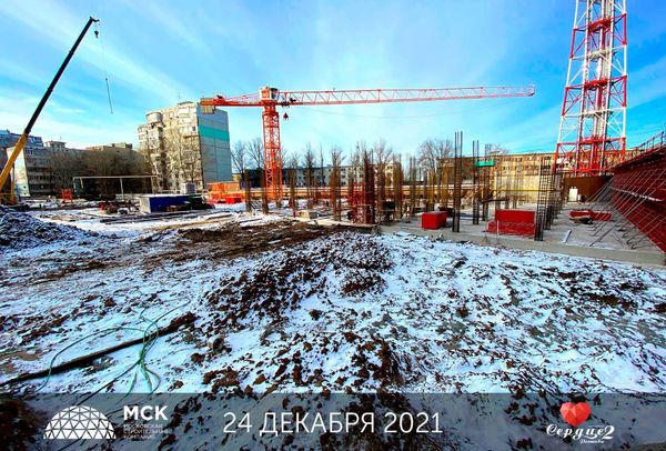 Ход строительства ЖК «Сердце Ростова 2» за Январь 2022 г., фото №5