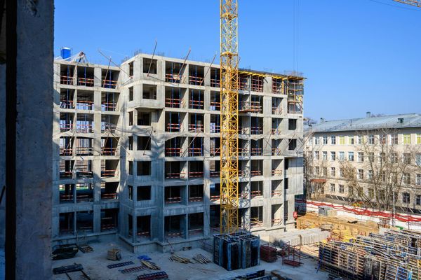 Ход строительства ЖК «ЭвоПарк Сокольники» за Апрель 2025 г., фото №5