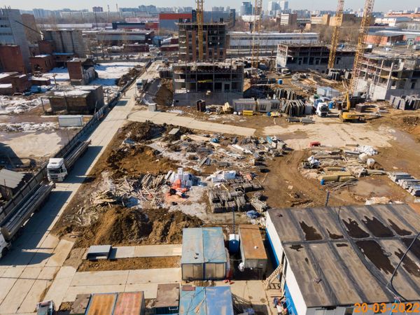 Ход строительства ЖК «Кавказский бульвар 51» за Март 2022 г., фото №4