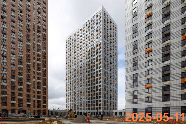 Ход строительства ЖК «Амурский парк» за Май 2025 г., фото №2