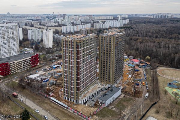 Ход строительства ЖК «Парксайд» за Апрель 2024 г., фото №5