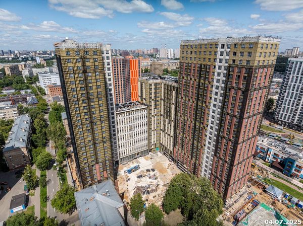 Ход строительства ЖК «Семеновский парк 2» за Июль 2025 г., фото №3