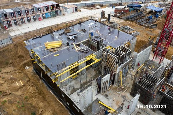 Ход строительства ЖК «Перовское 2» за Октябрь 2021 г., фото №5