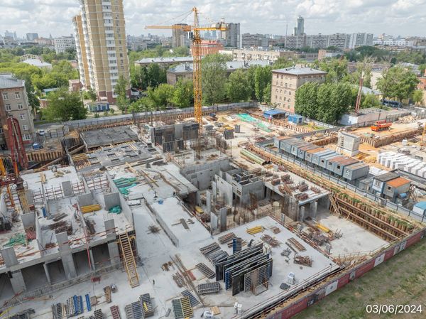 Ход строительства ЖК «Семеновский парк 2» за Июнь 2024 г., фото №5